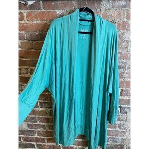 Torrid Super Soft Knit Cardigan Aqua Green Size 3X NWT